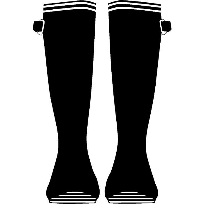 'Rubber Boots' Unmounted Rubber Stamp - For Crafting, Scrapbooking and Card Making (RS038544)