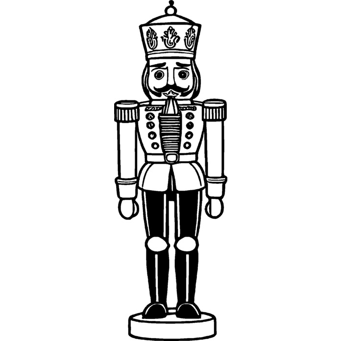 'Nutcracker' Unmounted Rubber Stamp (RS045106)