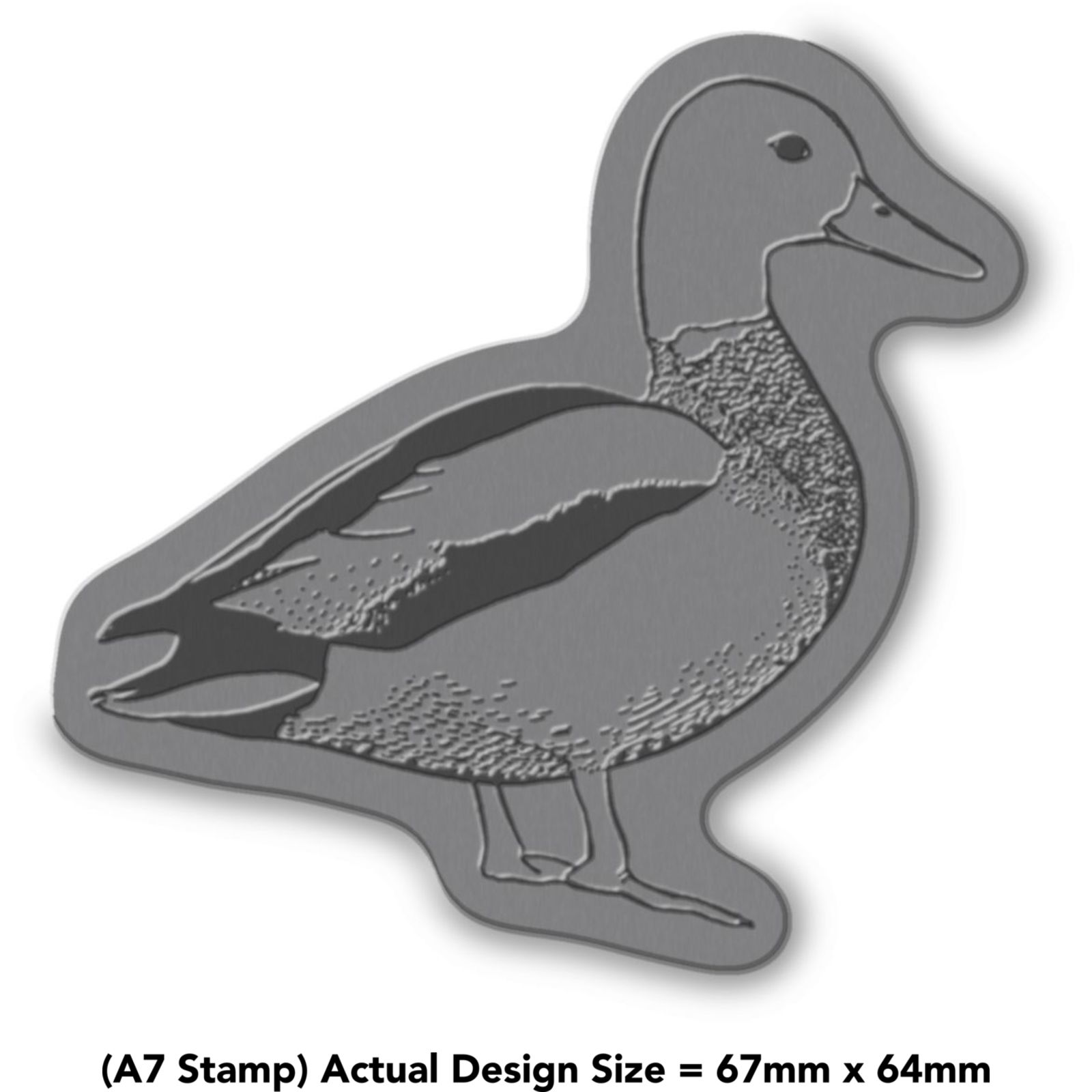 'Duck' Rubber Stamp - Unmounted Design for Crafting & Scrapbooking (RS022135) - Picture 4 of 6