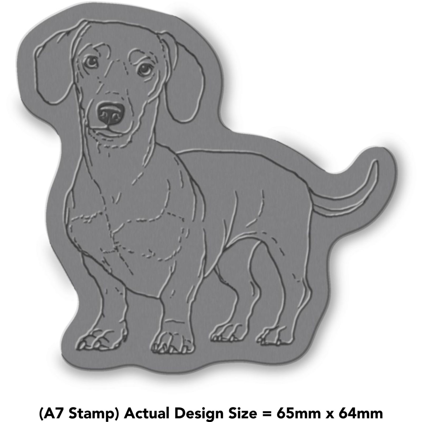 'Dachshund' Unmounted Rubber Stamp (RS029906)