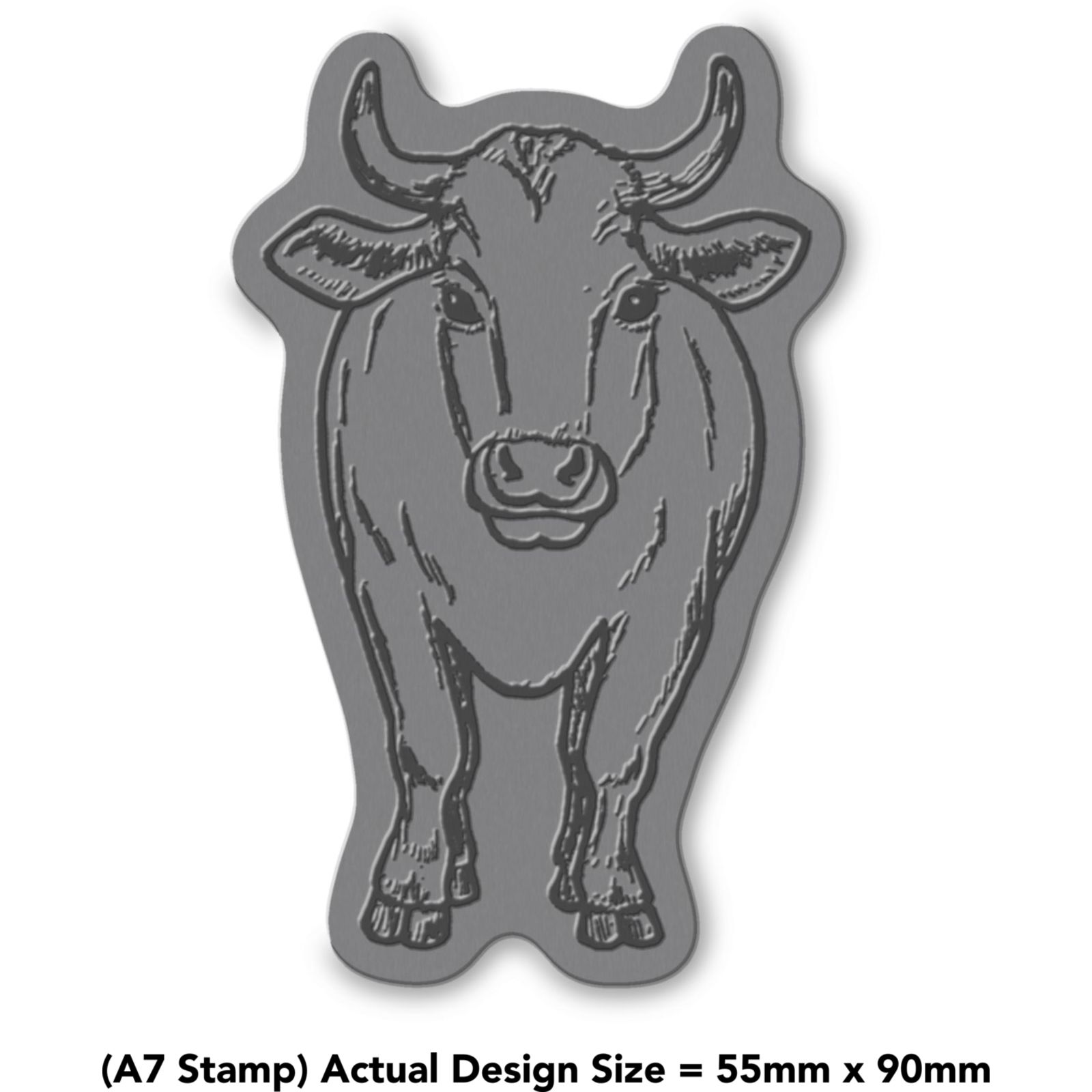 'Ox' Unmounted Rubber Stamp (RS030462) - Afbeelding 4 van 6