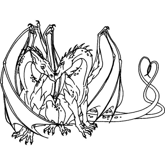 Bakugan dragon coloring pages