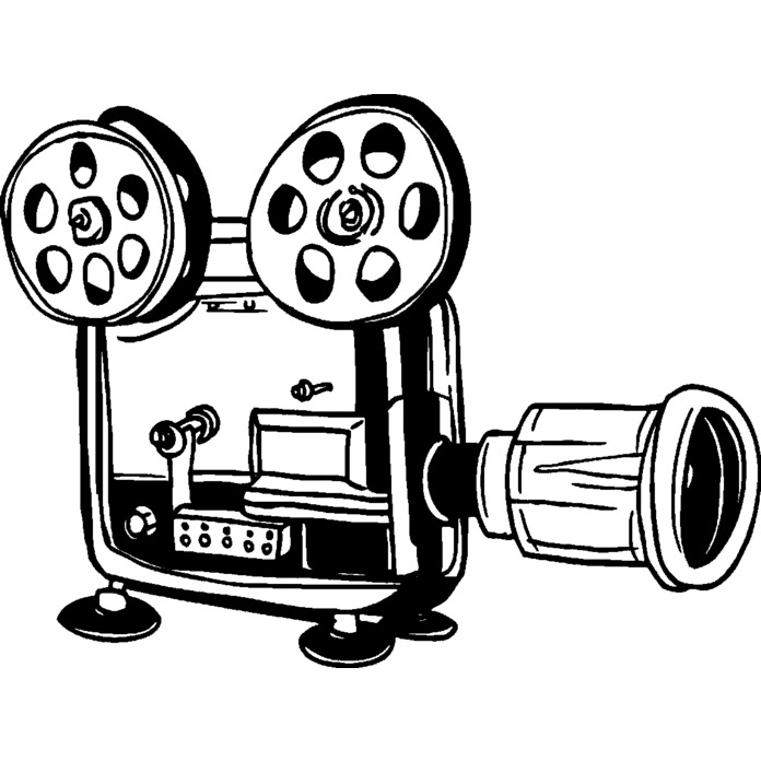 'Vintage Film Camera' Unmounted Rubber Stamp - For Crafting, Scrapbooking and Card Making - Size A8 (RS00024154)