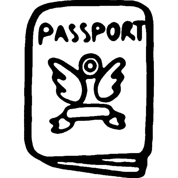 'Travel Passport' Unmounted Rubber Stamp - A8 - Craft Stamp for Scrapbooking, Card Making, Journals and Creative Projects (RS00026230)