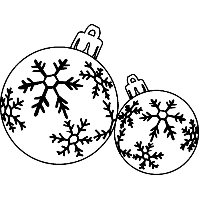 'Christmas Baubles' Unmounted Rubber Stamp - A8 - Craft Stamp for Scrapbooking, Card Making, Journals and Creative Projects (RS00027671)