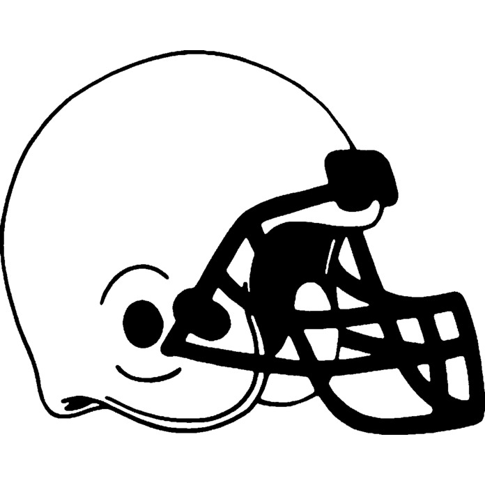 'American Football Helmet' Unmounted Rubber Stamp -  For Crafting, Scrapbooking and Card Making - Size A8 (RS00027685)