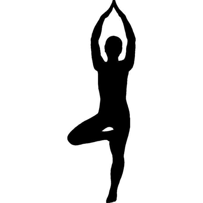 'Yoga Tree Pose' Unmounted Rubber Stamp - For Crafting, Scrapbooking and Card Making - Size A8 (RS00032975)