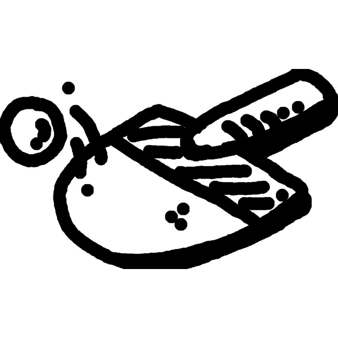 'Ping Pong Paddle' Unmounted Rubber Stamp - For Crafting, Scrapbooking and Card Making - Size A8 (RS00033715)