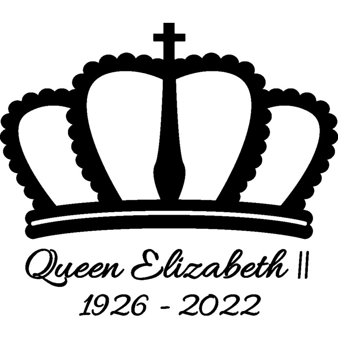 'Queen Elizabeth II Crown' Unmounted Rubber Stamp - For Crafting, Scrapbooking and Card Making - Size A8 (RS00044627)
