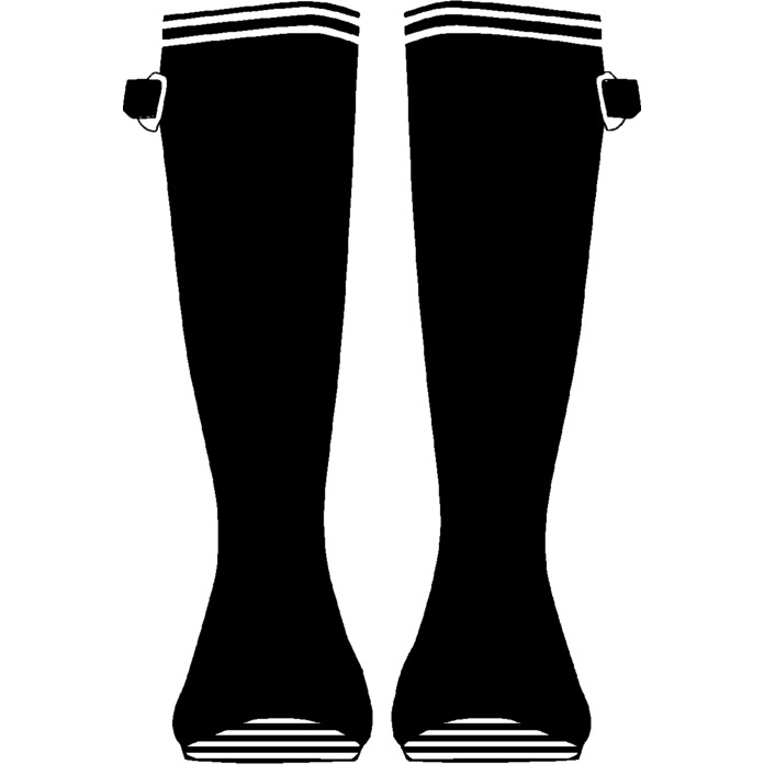 'Rubber Boots' Unmounted Rubber Stamp - For Crafting, Scrapbooking and Card Making - Size A8 (RS00048328)