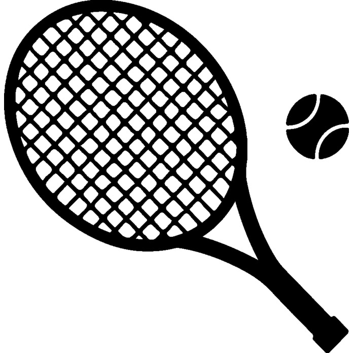 'Simple Tennis Racket' Unmounted Rubber Stamp - For Crafting, Scrapbooking and Card Making - Size A8 (RS00053084)