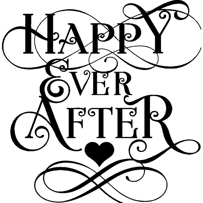 'Happy Ever After' Unmounted Rubber Stamp - For Crafting, Scrapbooking and Card Making - Size A8 (RS00056648)