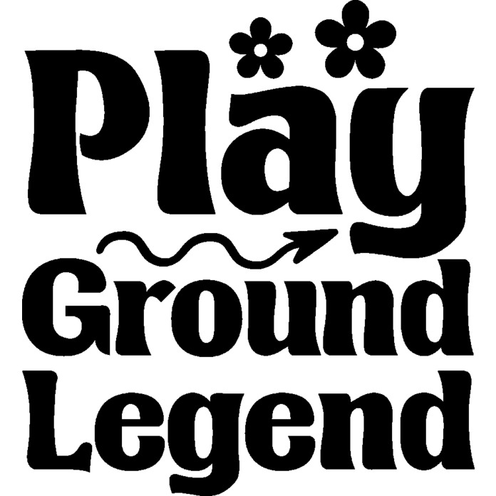 'Playground Legend Funny Text ' Unmounted Rubber Stamp -  For Crafting, Scrapbooking and Card Making - Size A8 (RS00059368)