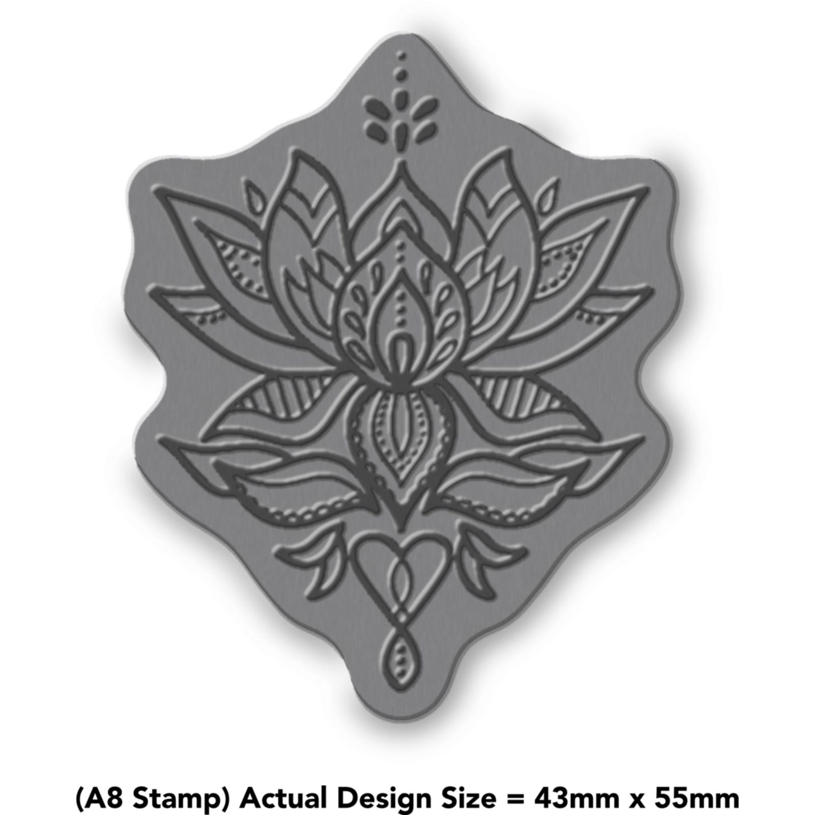'Lotus Mandala' Stempel Unmontiert RS019370