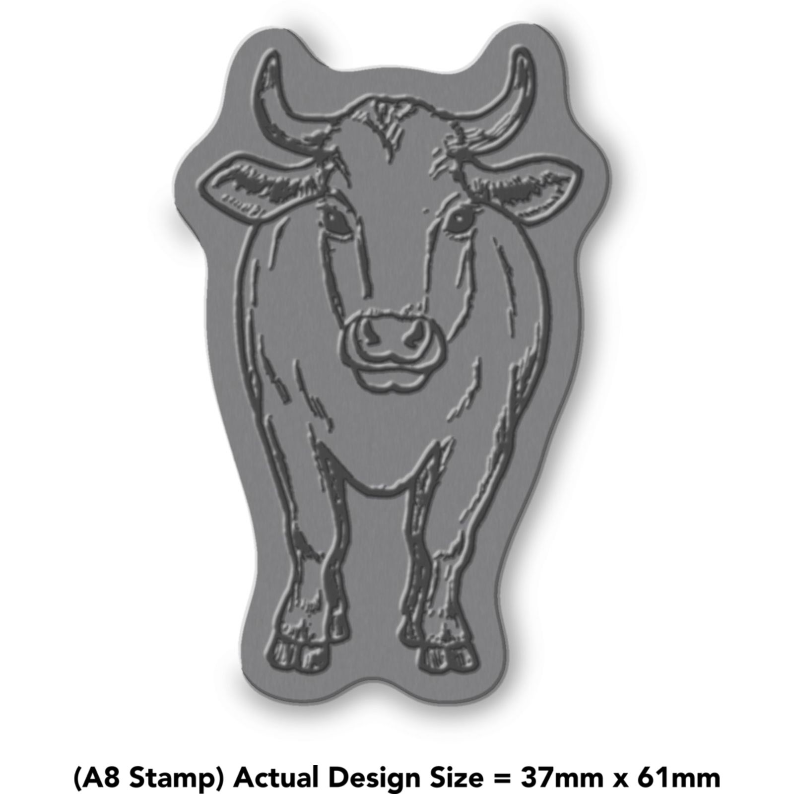 'Ox' Unmounted Rubber Stamp (RS030462) - Afbeelding 6 van 6