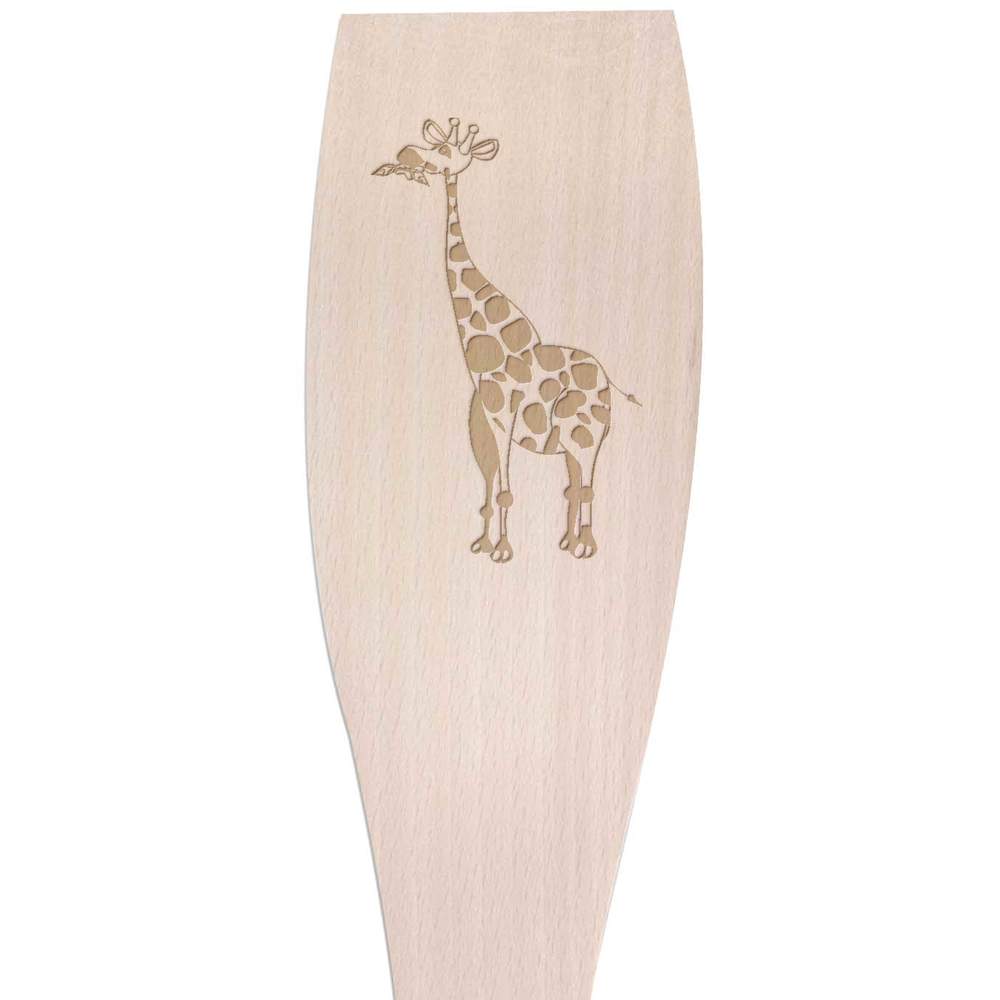 Large 'Giraffe' Wooden Cooking Spatula (SA00000465)