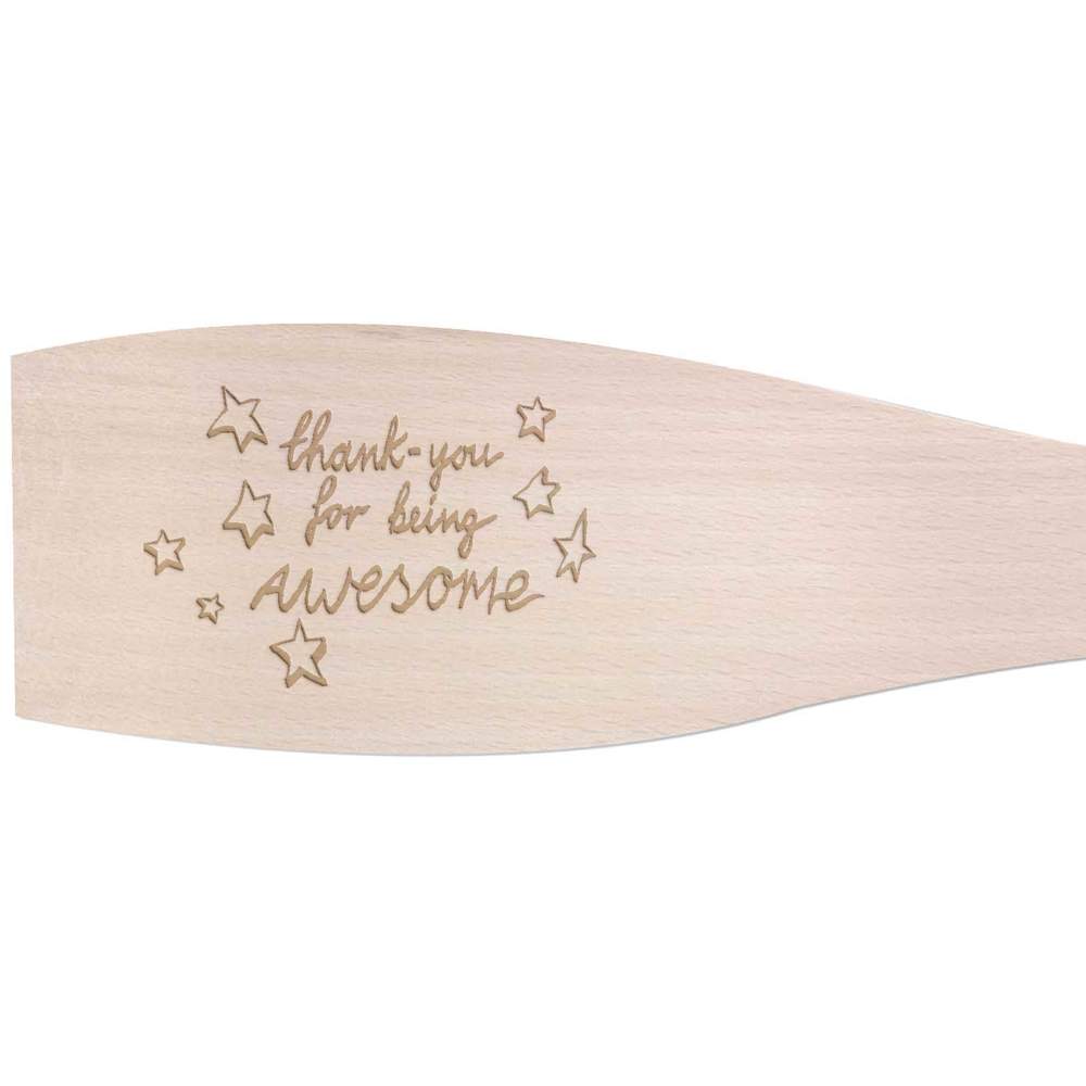 Large 'Thank You' Wooden Cooking Spatula (SA00001867)