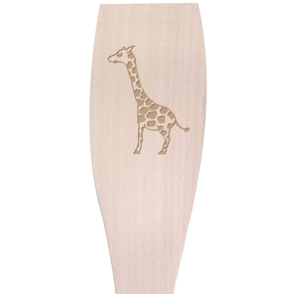 Large 'Giraffe' Wooden Cooking Spatula (SA00003576)