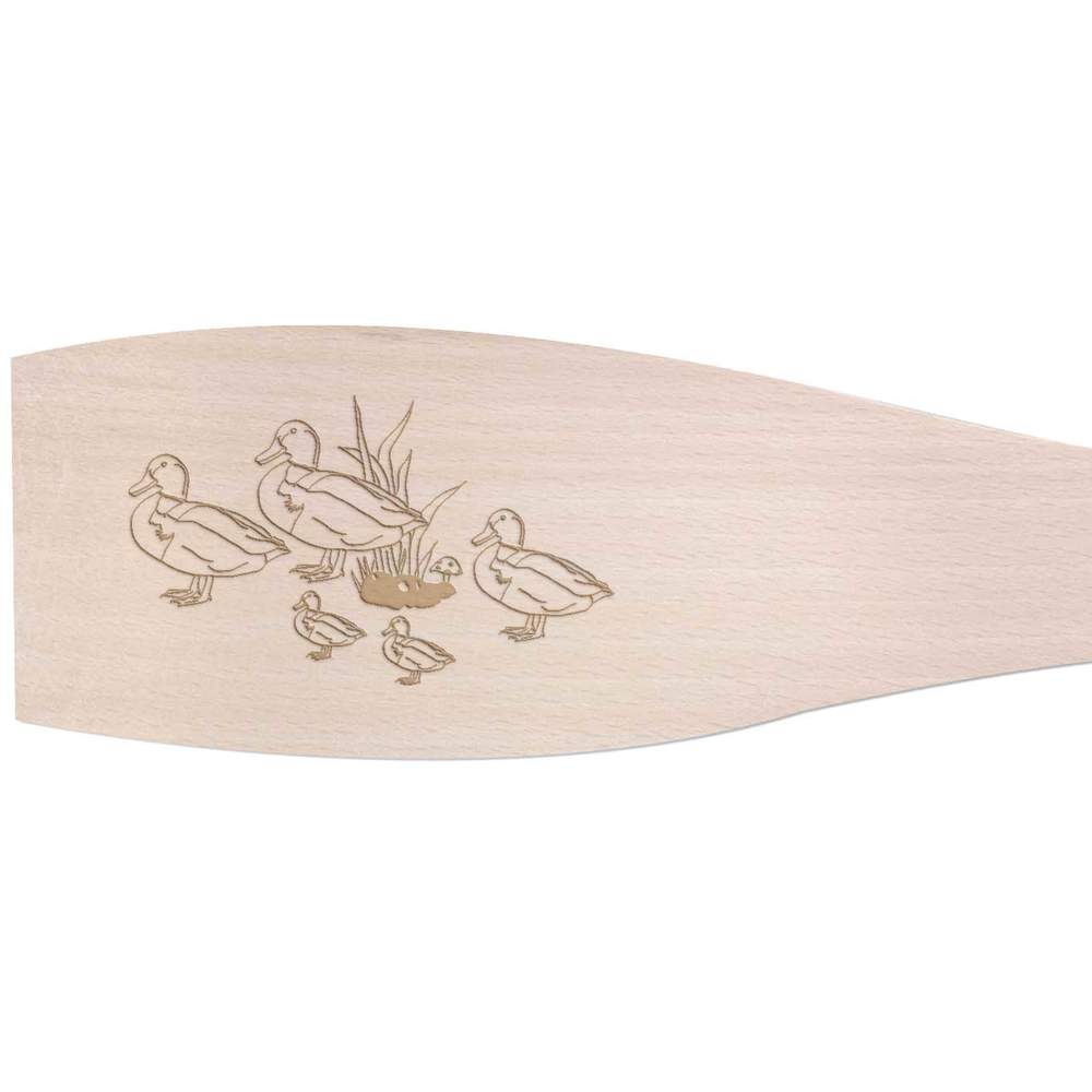 Large 'Family Of Ducks' Wooden Cooking Spatula (SA00004278)