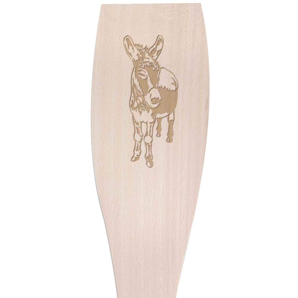 Large 'Friendly Donkey' Wooden Cooking Spatula (SA00004519)