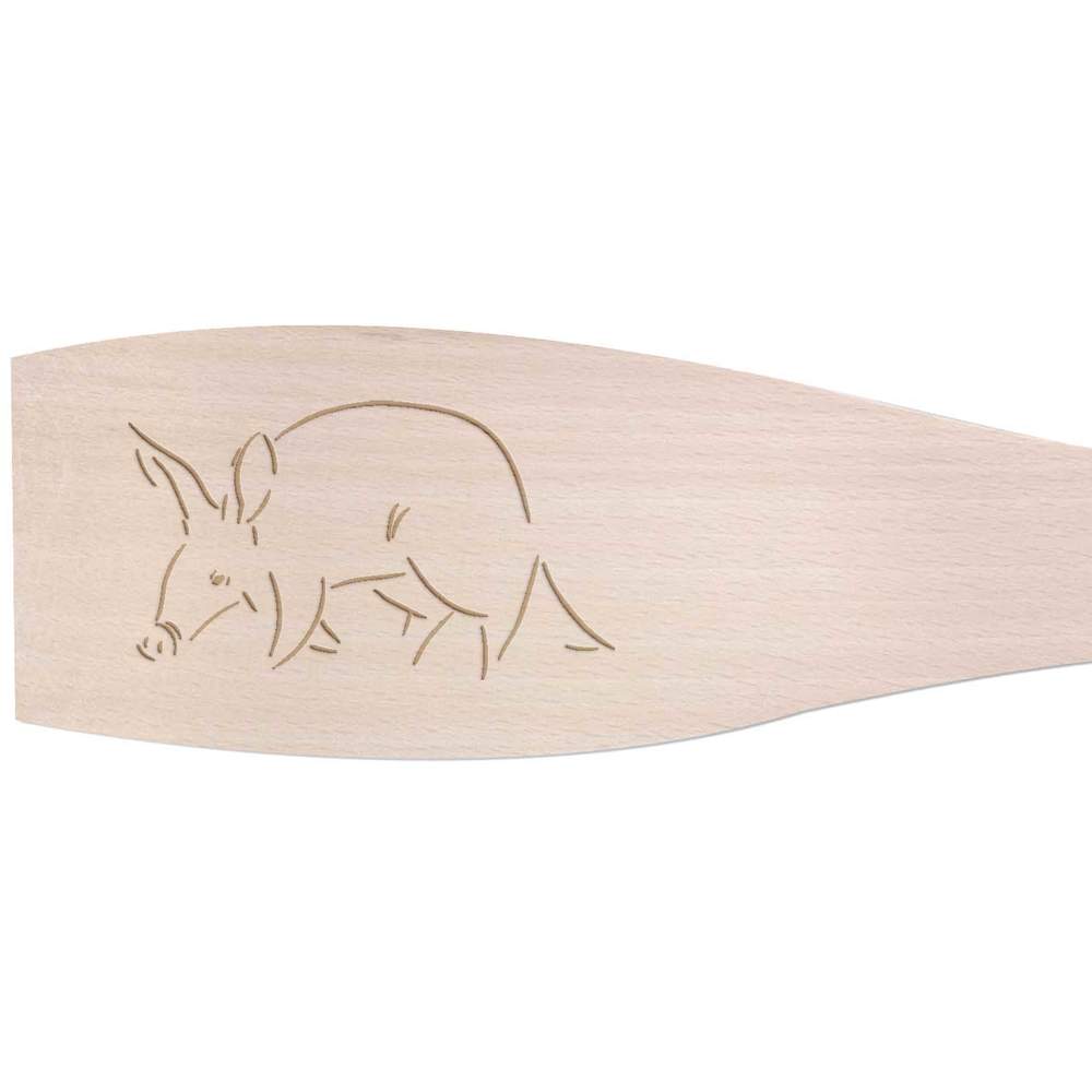 Large 'Walking Aardvark' Wooden Cooking Spatula (SA00004933)