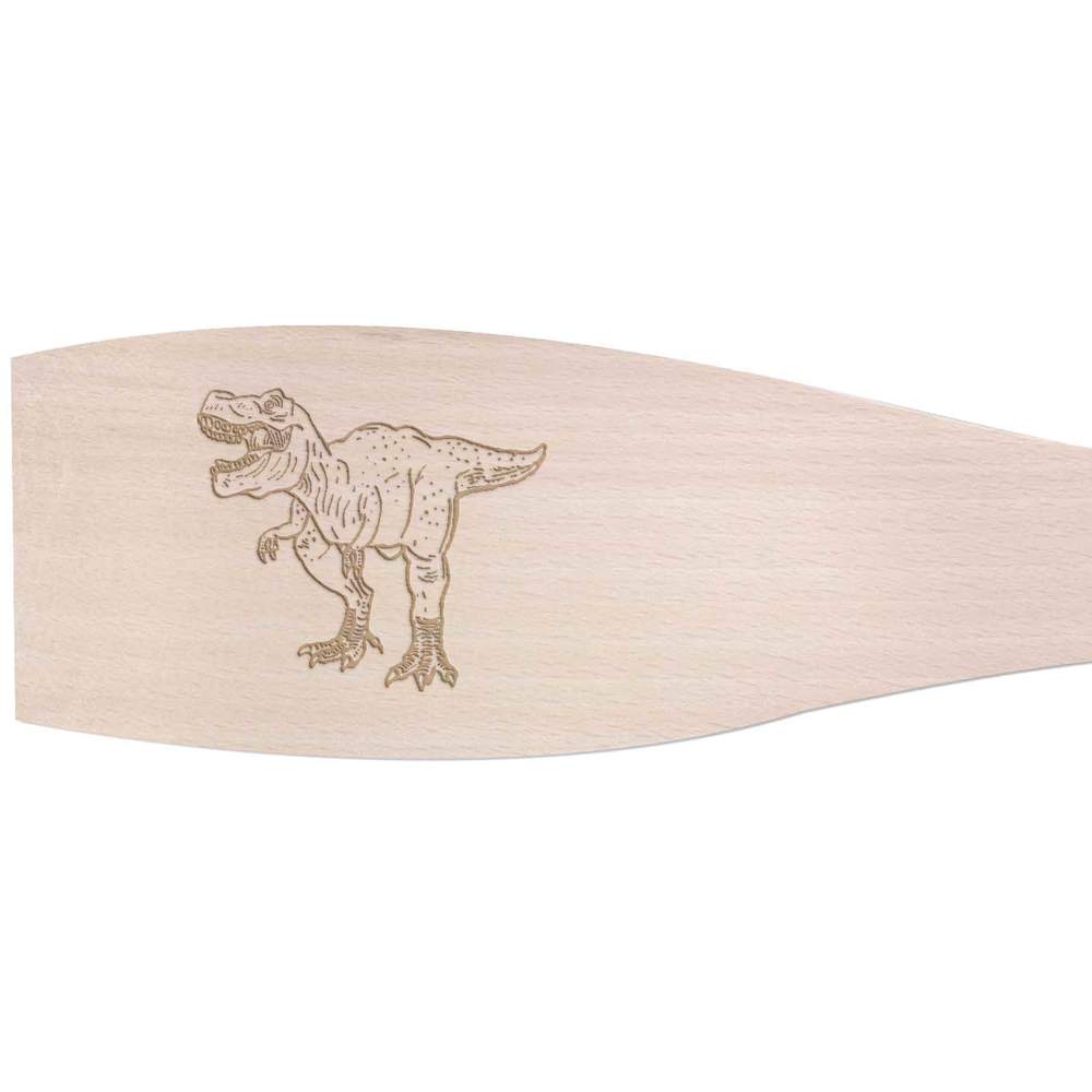 Large 'T Rex Dinosaur' Wooden Cooking Spatula (SA00006721)