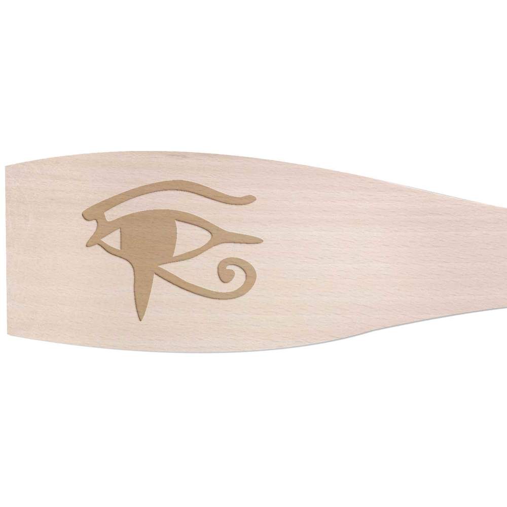 Large 'Egyptian Eye' Wooden Cooking Spatula (SA00006993)