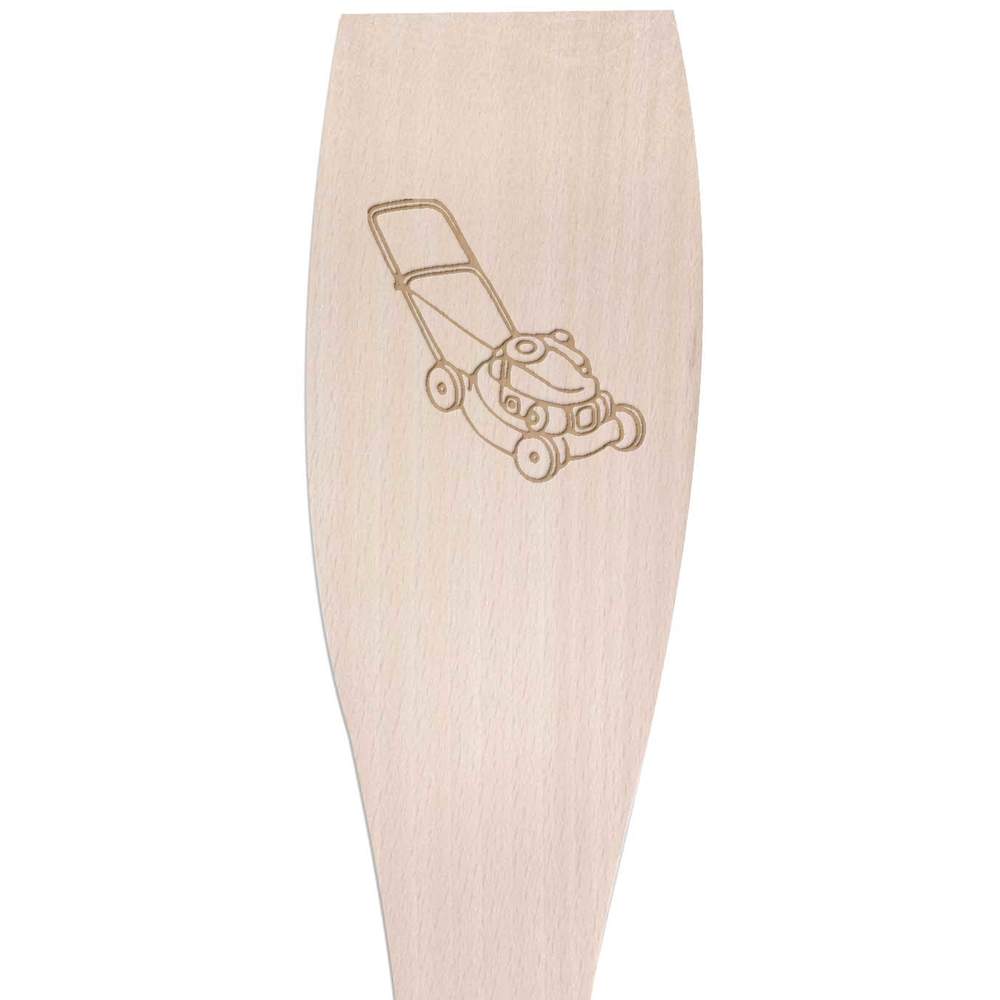 Large 'Lawnmower' Wooden Cooking Spatula (SA00007847)