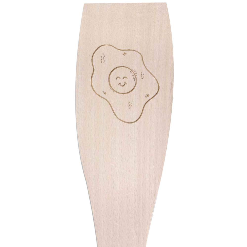 Large 'Fried Egg' Wooden Cooking Spatula (SA00015047)