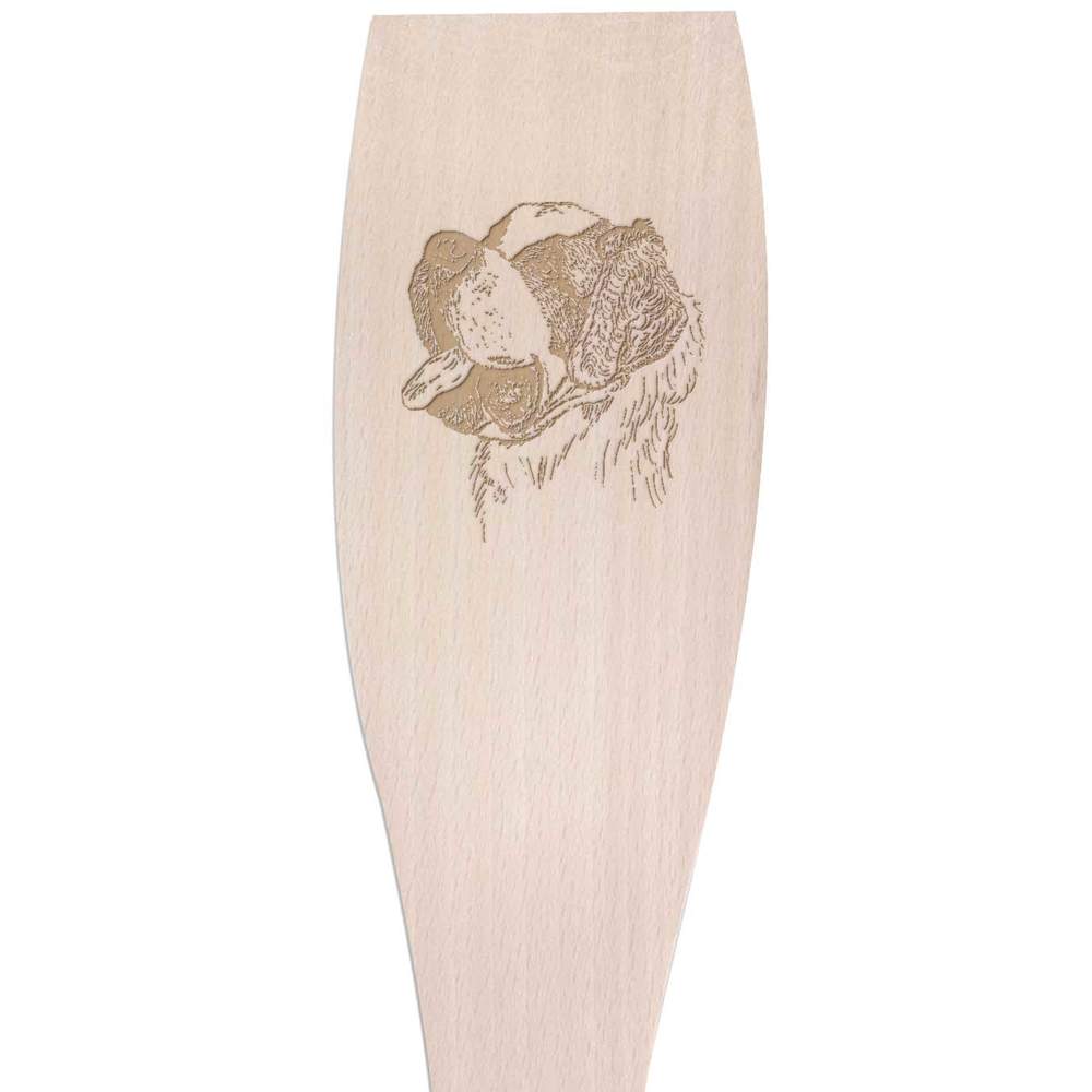 Large 'Saint Bernard' Wooden Cooking Spatula (SA00017320)