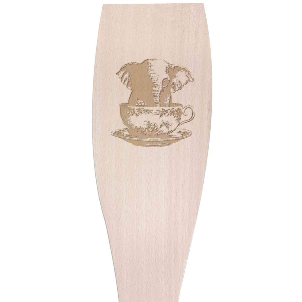 Large 'Elephant' Wooden Cooking Spatula (SA00020425)