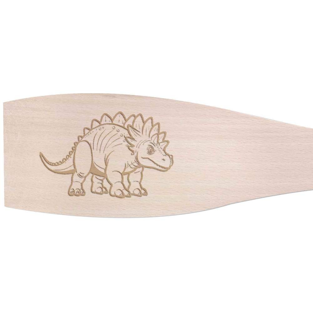 Large 'Stegosaurus Dinosaur' Wooden Cooking Spatula (SA00021098)