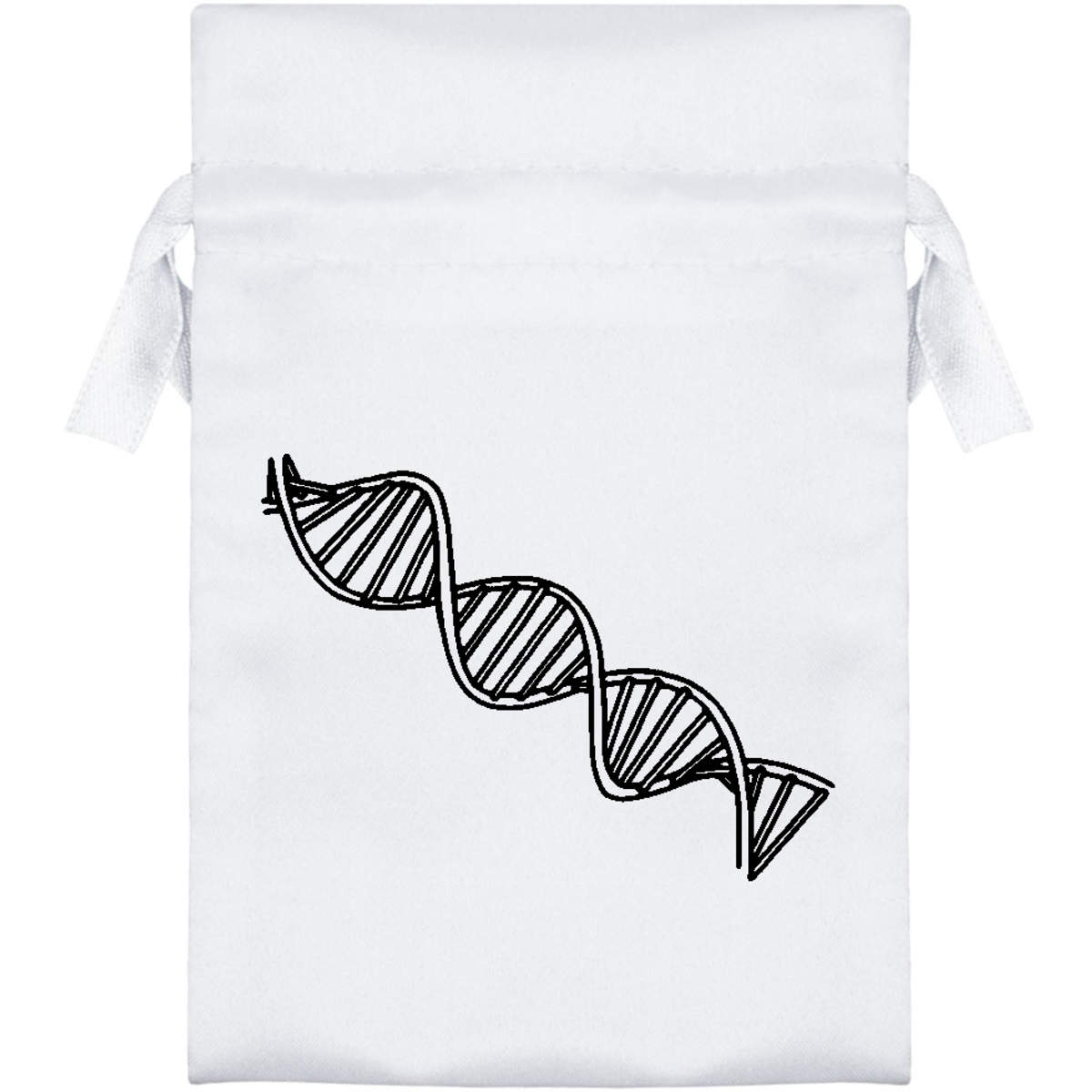 'Double Helix' Satin Drawstring Bag/Pouch (SB019225)