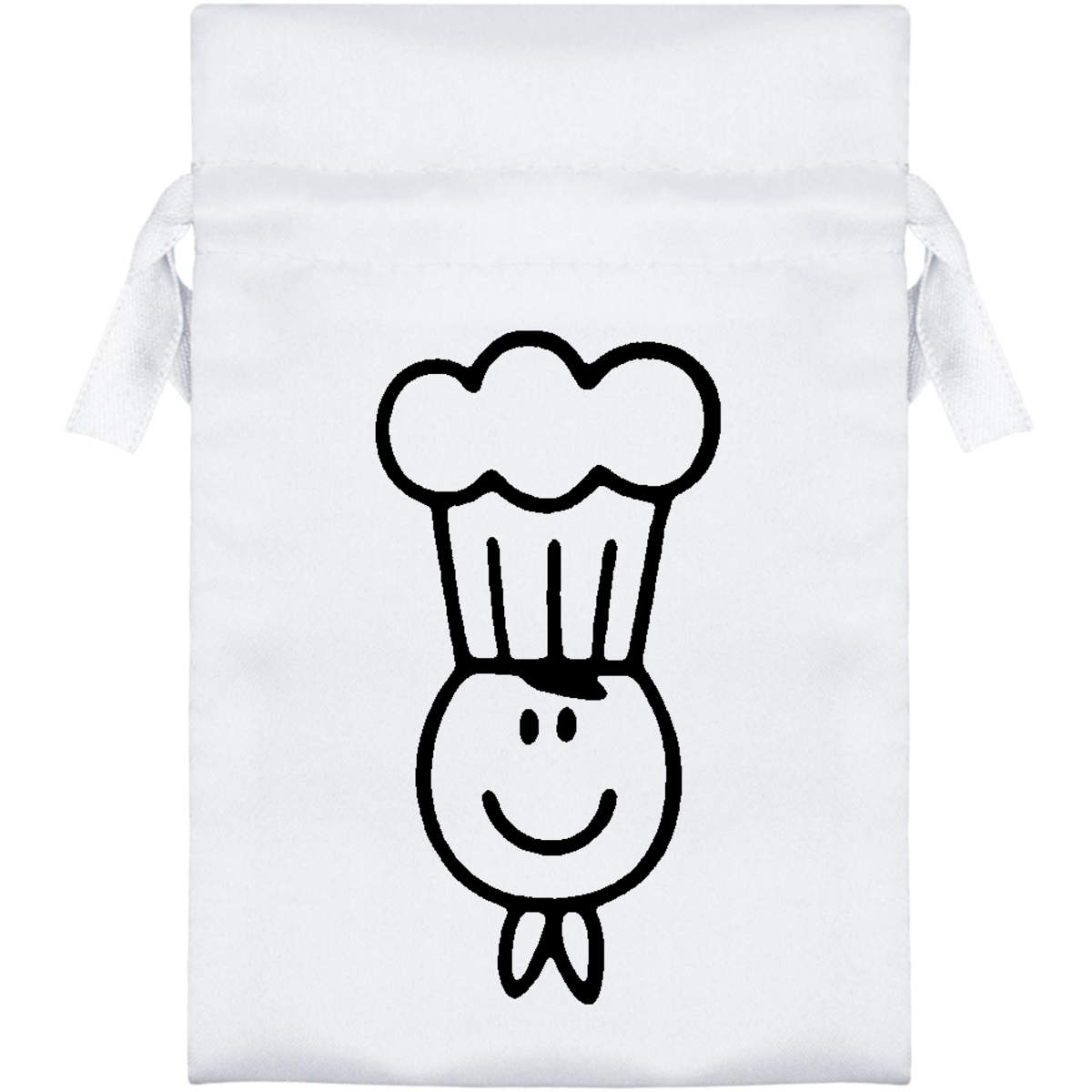 'Happy Chef' Satin Drawstring Bag/Pouch (SB019664)