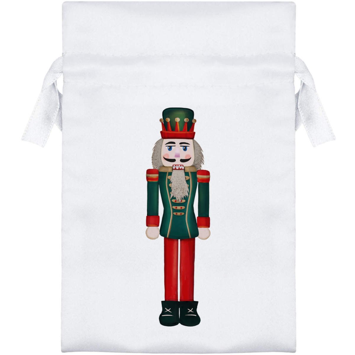 'Nutcracker' Satin Drawstring Bag/Pouch (SB023273)