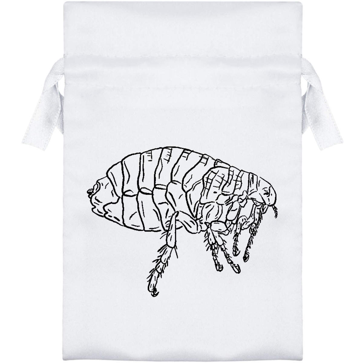 'Flea' Satin Drawstring Bag/Pouch (SB025777)