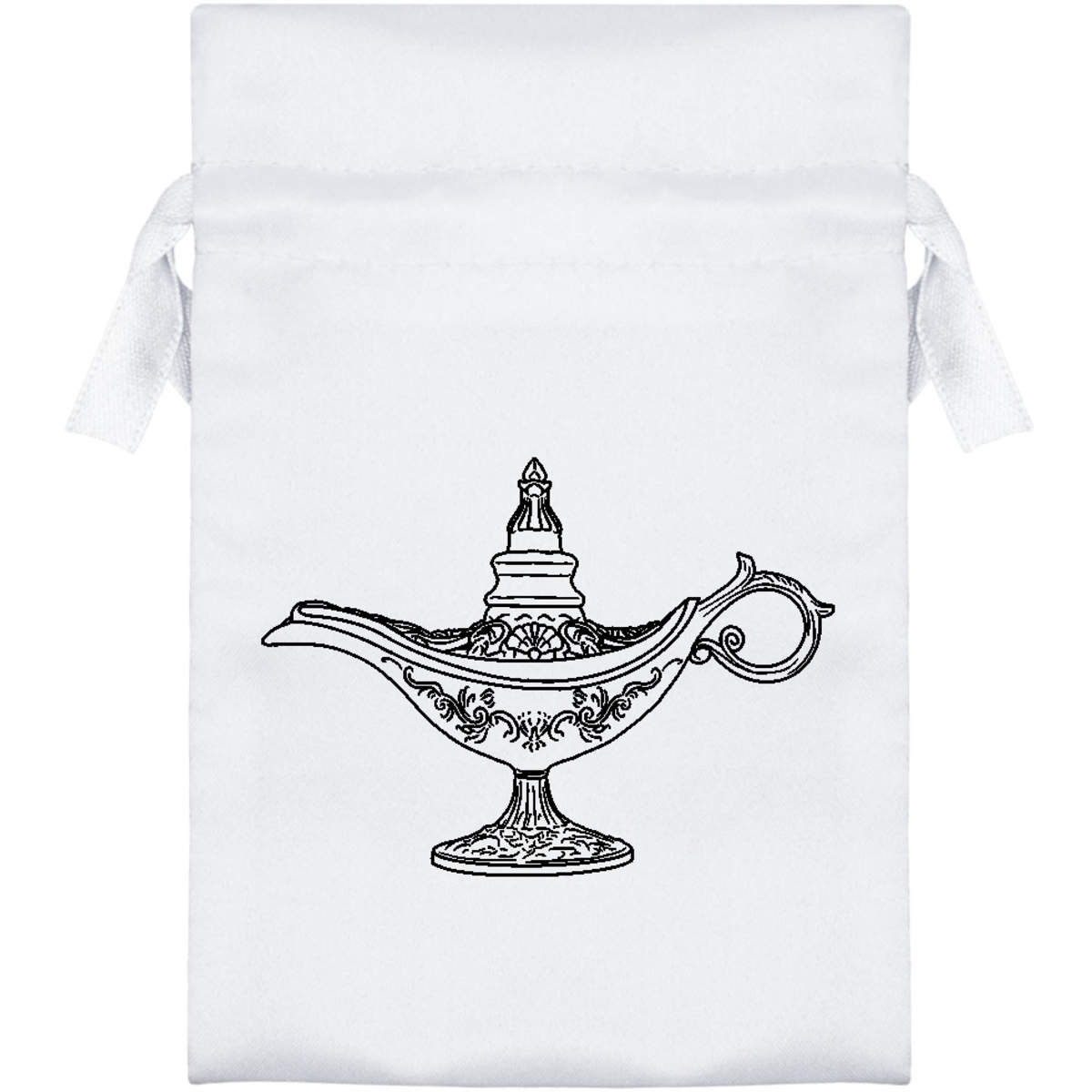 'Genie Lamp' Satin Drawstring Bag/Pouch (SB034842)