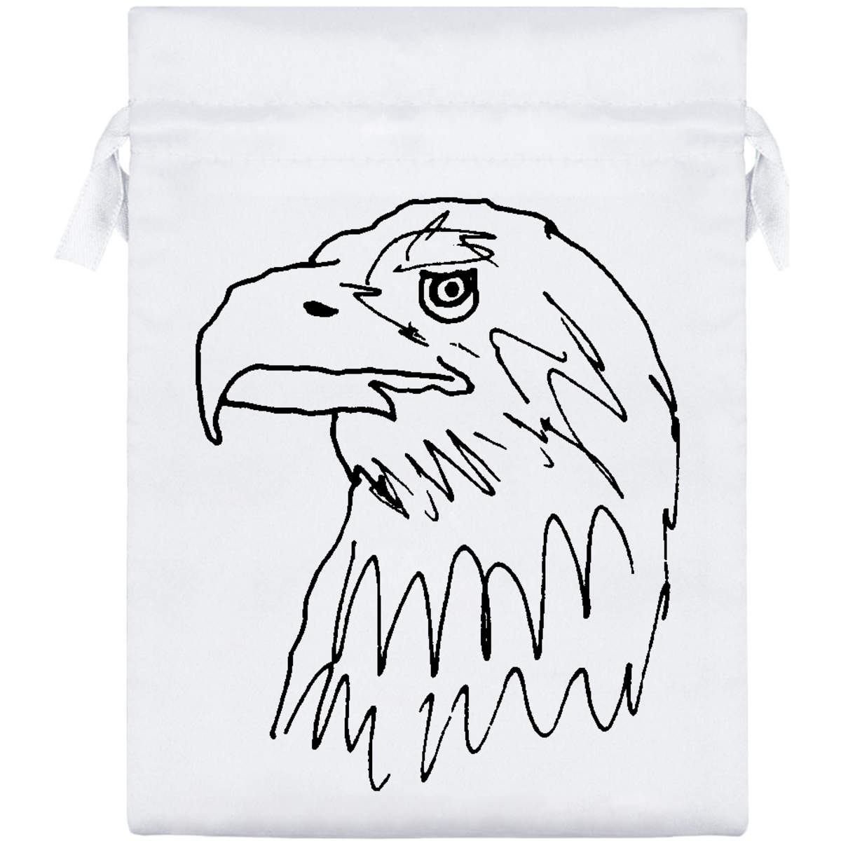 'Golden Eagle' Satin Drawstring Bag/Pouch (SB016344) - Bild 16 von 25