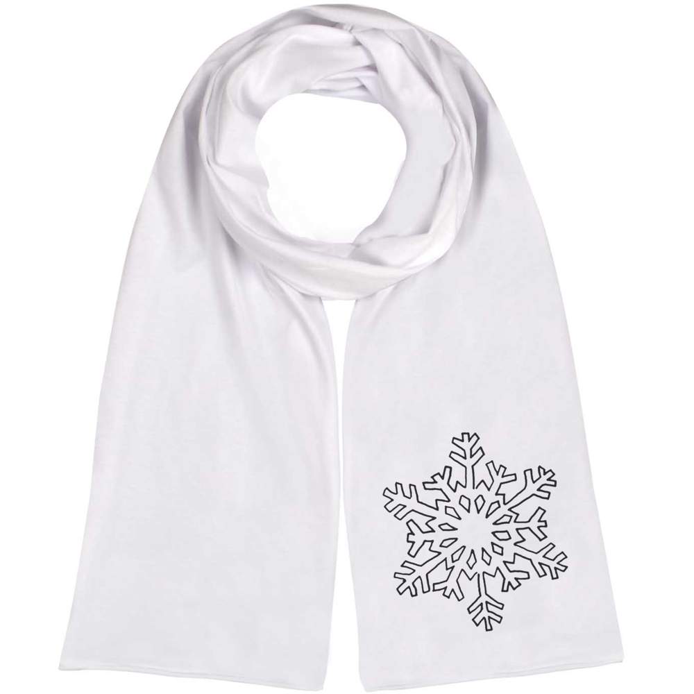 'Pretty Snowflake' Lightweight Scarf / Wrap (SC00000429)