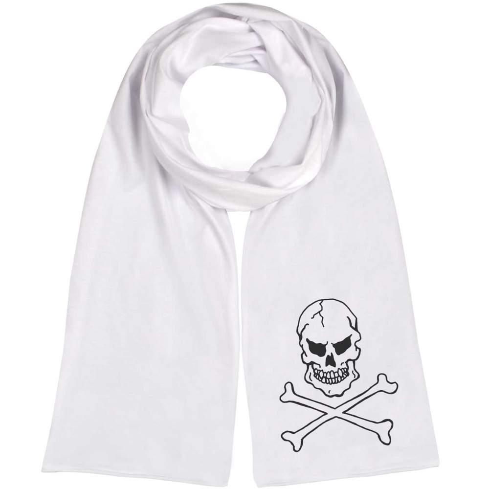 'Skull & Crossbones' Lightweight Scarf / Wrap (SC00002963)