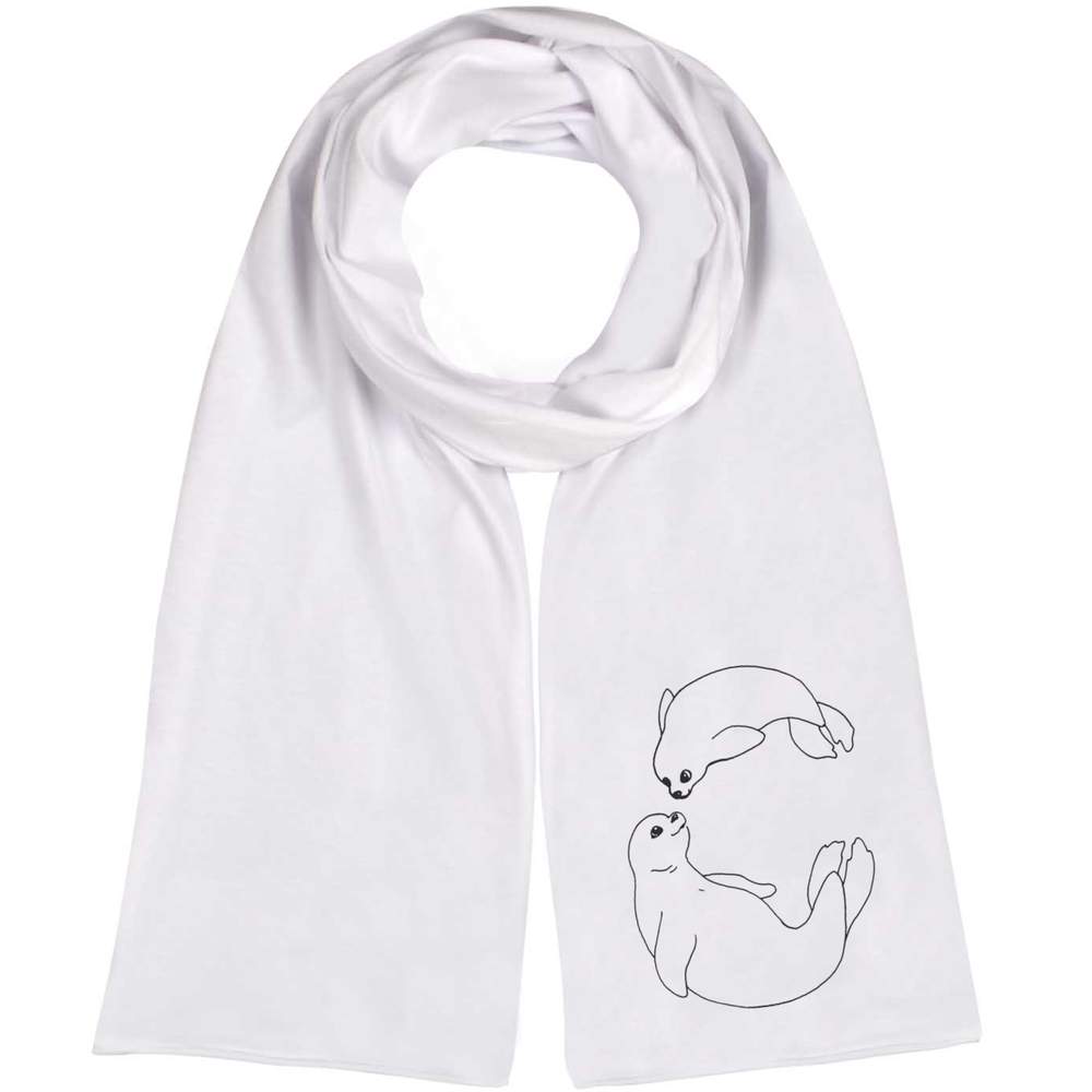 'Seal Duo' Lightweight Scarf / Wrap (SC00003337)