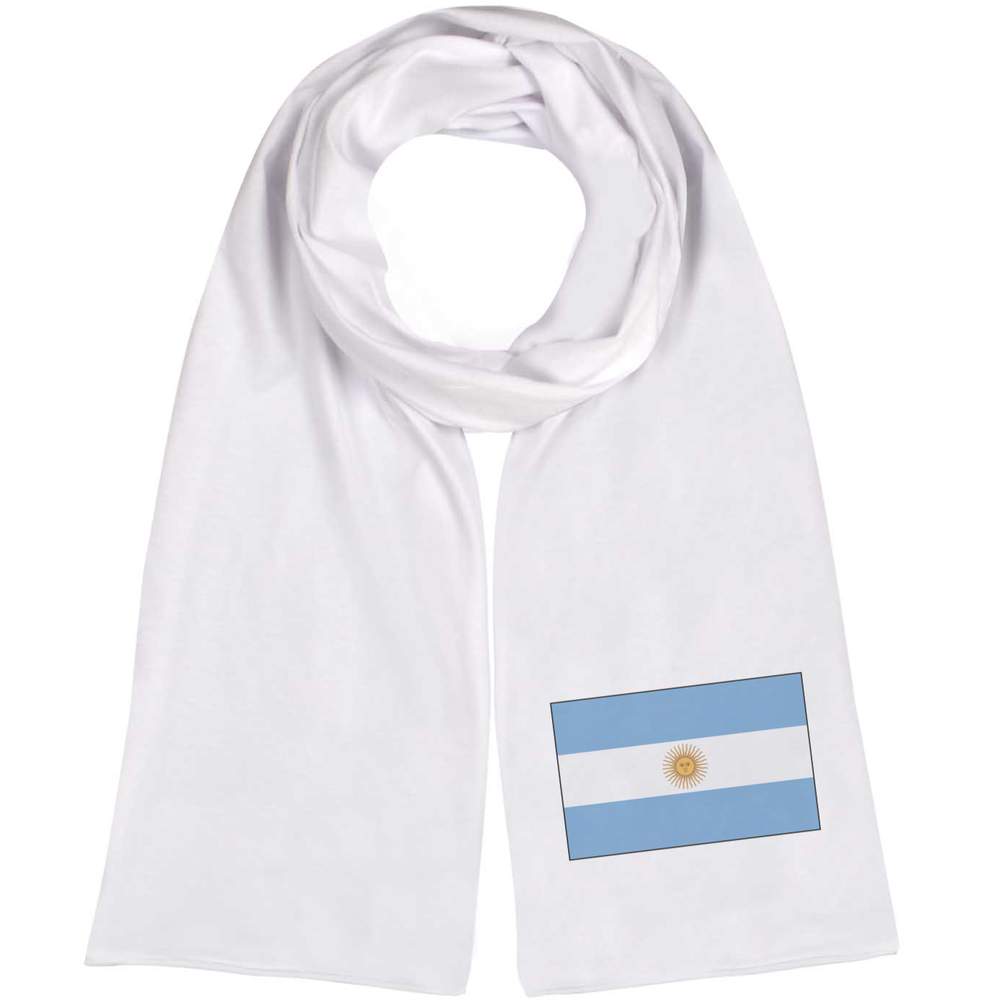 'Argentina Flag' Lightweight Scarf / Wrap (SC00004029)