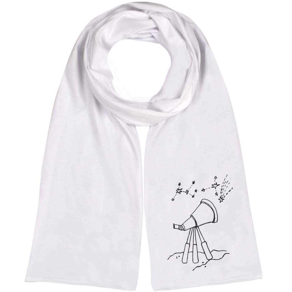 'Telescope & Stars' Lightweight Scarf / Wrap (SC00004461)