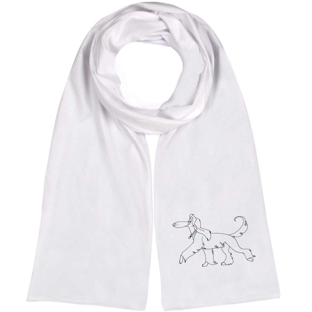 'Saluki Dog' Lightweight Scarf / Wrap (SC00005815)