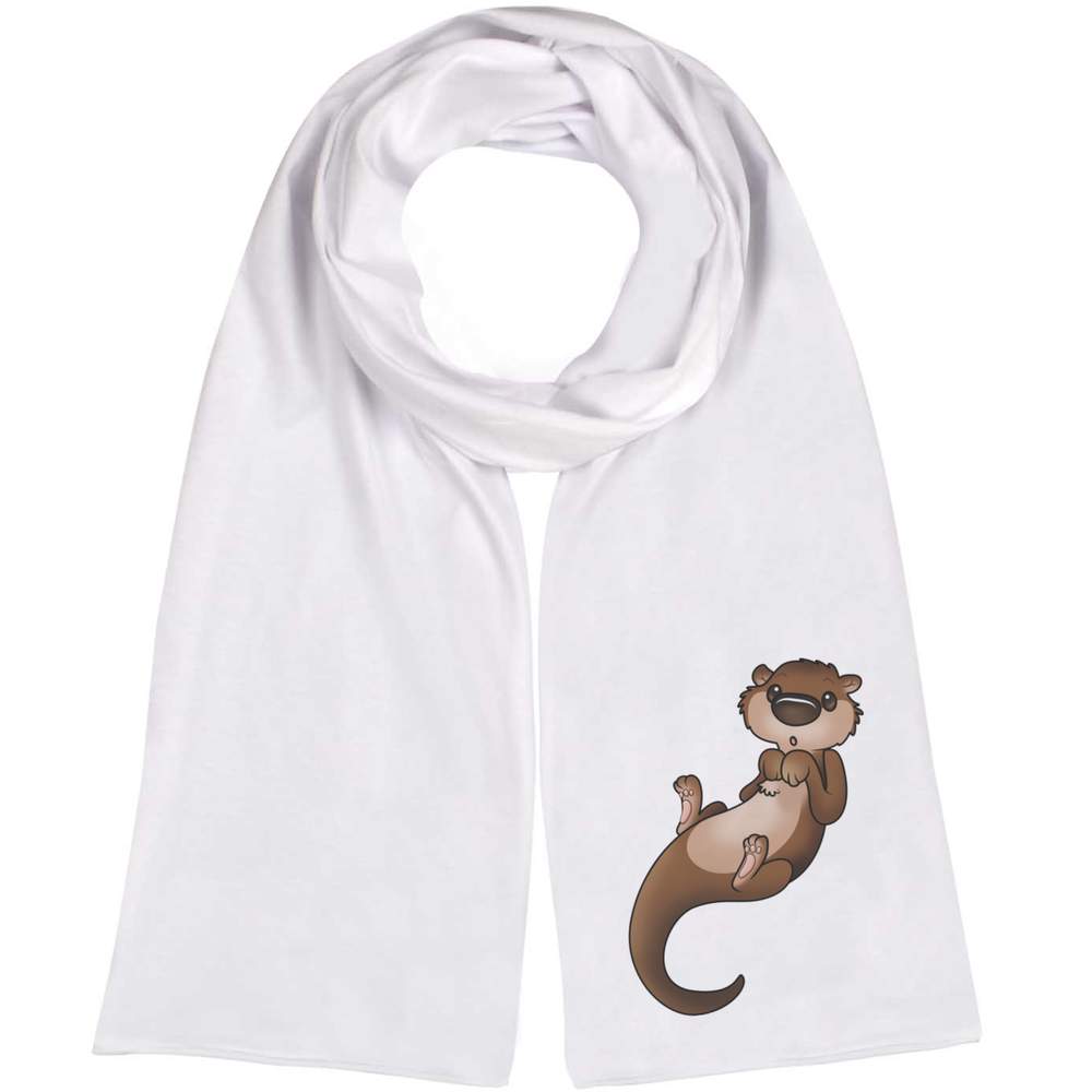 'Cute Otter' Lightweight Scarf / Wrap (SC00011328)