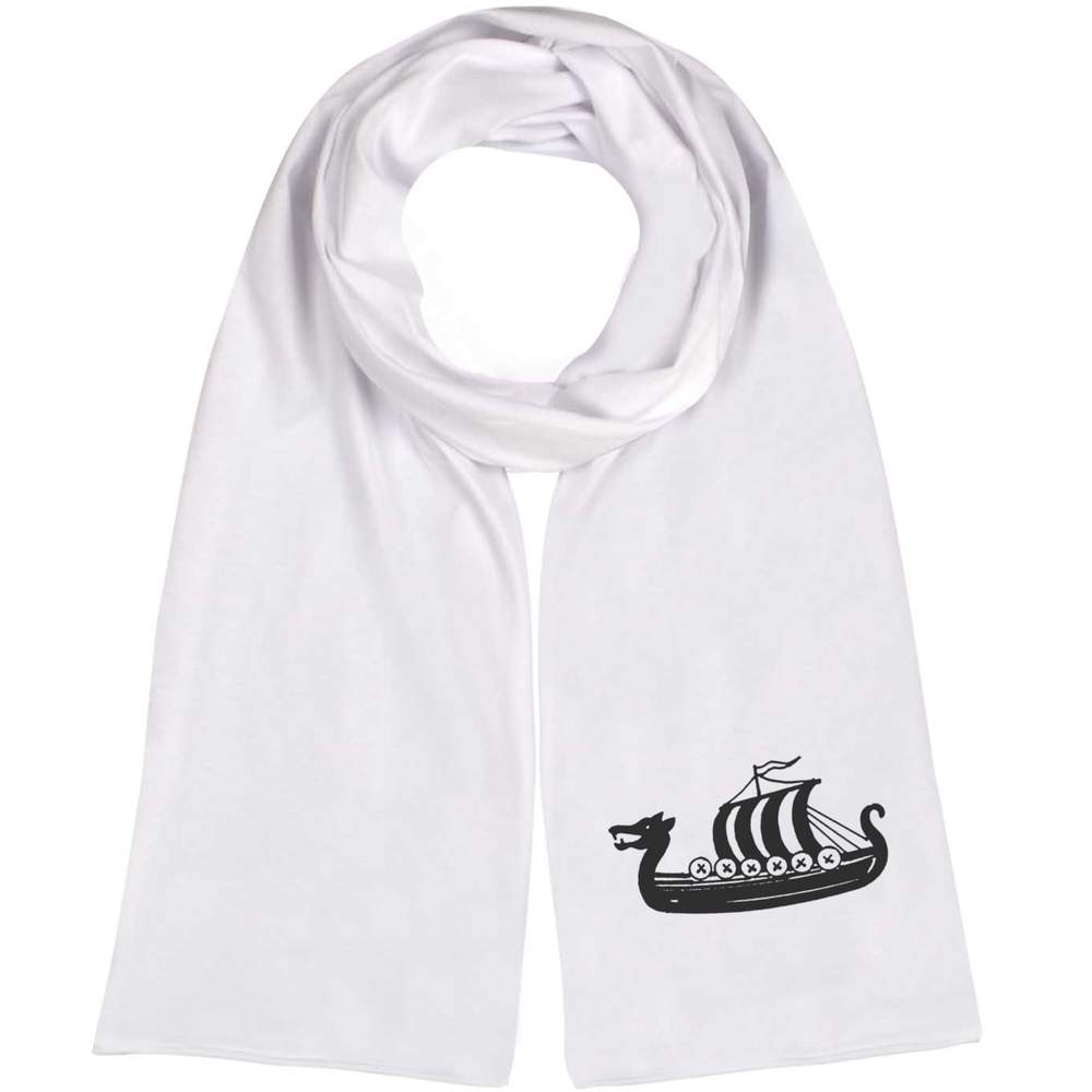 'Viking Ship' Lightweight Scarf / Wrap (SC00011741)
