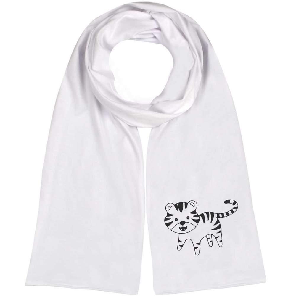 'Fearsome Tiger' Lightweight Scarf / Wrap (SC00012075)