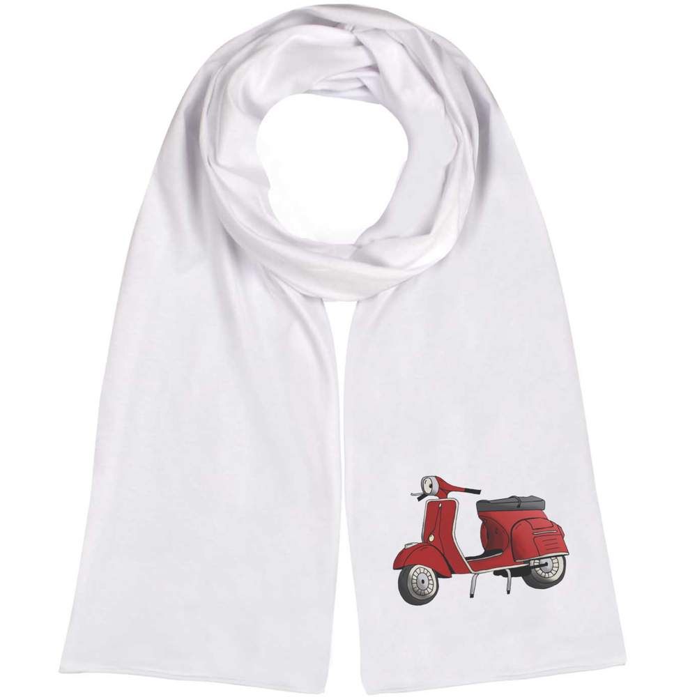 'Red Scooter' Lightweight Scarf / Wrap (SC00012664)