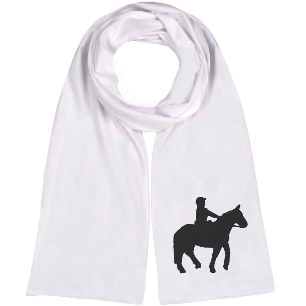 'Horse Riding' Lightweight Scarf / Wrap (SC00014112)