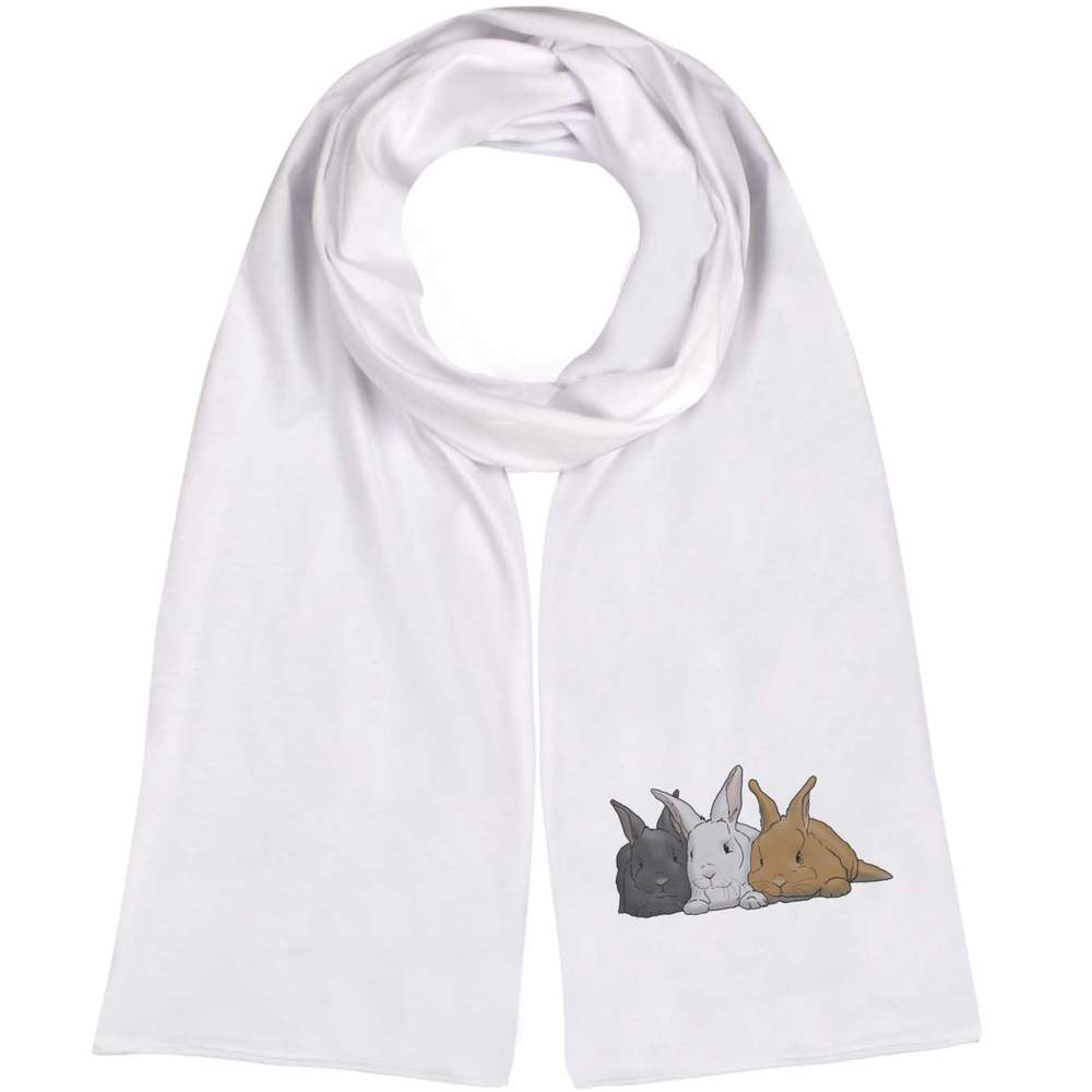 'Trio Of Bunnies' Lightweight Scarf / Wrap (SC00015543)